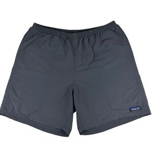 Patagonia Shorts Men's L Gray Baggies Shells Mesh Lined Swim Trunks Quick Dry